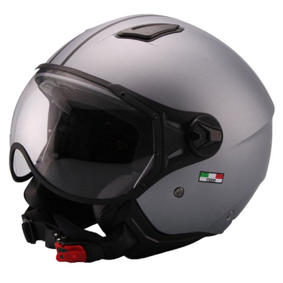 Casque Jet VITO Moda Gris Mat