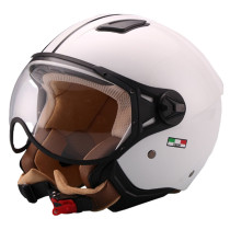 Casque Jet VITO Moda Blanc Brillant