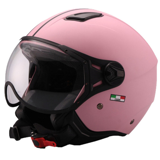 Casque Jet VITO Moda Rose Mat