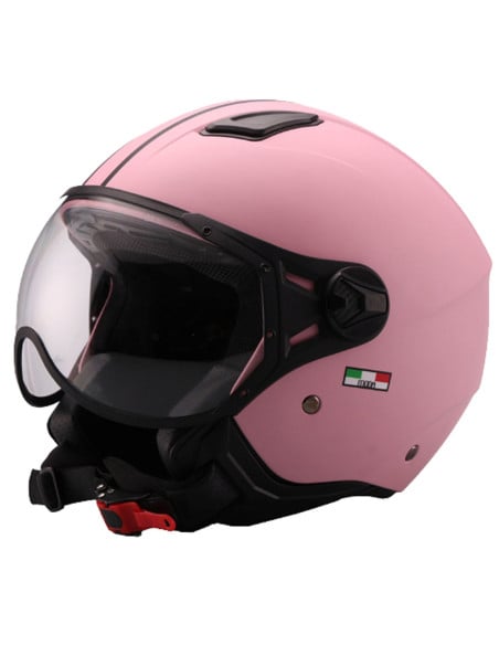 Casque Jet VITO Moda Rose Mat