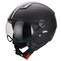 Casque Jet VITO Moda Notte Noir Mat