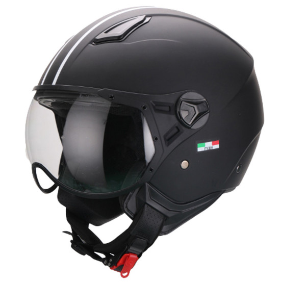Casque Jet VITO Moda Notte Noir Mat