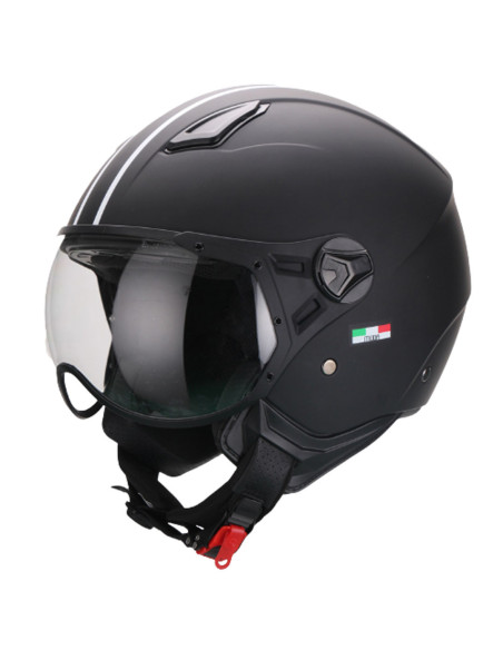 Casque Jet VITO Moda Notte Noir Mat