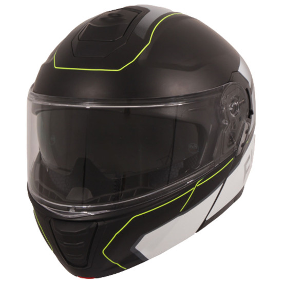 Casque modulable VITO Furio Noir / Fluo