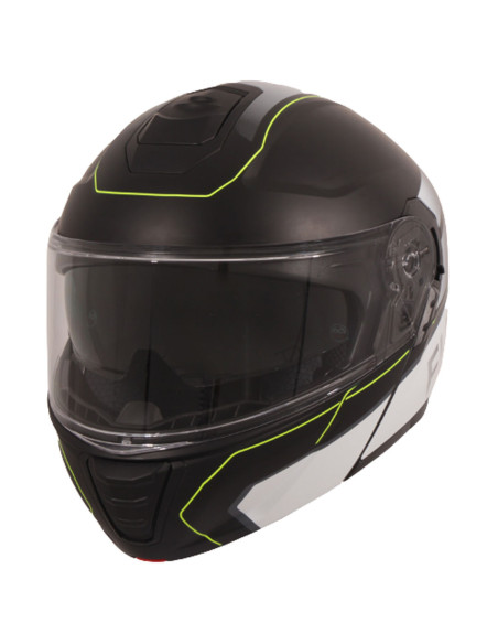 Casque modulable VITO Furio Noir / Fluo