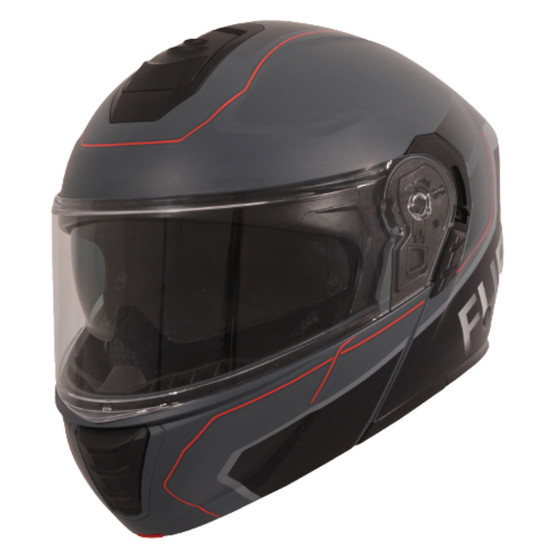 Casque modulable VITO Furio Noir / Rouge