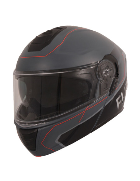 Casque modulable VITO Furio Noir / Rouge