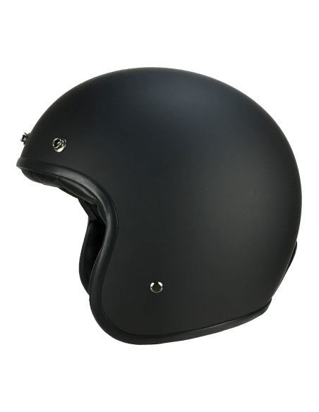 Casque Jet VITO Grande Noir Mat
