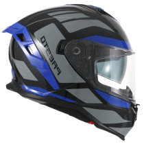 Casque intégral VITO Presto Bleu Brillant / Noir