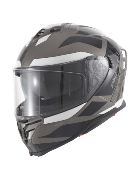 Casque intégral VITO Presto Gris Brillant / Noir