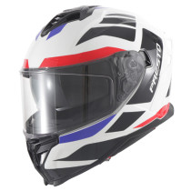 Casque intégral VITO Presto Blanc Brillant et déco
