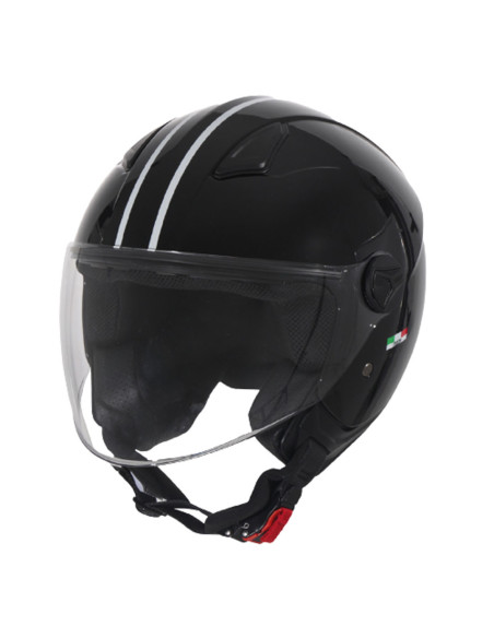 Casque Jet enfant VITO Moda Bambino Noir Brillant