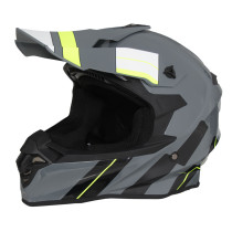 Casque Cross VITO Tivoli Gris Nardo et déco