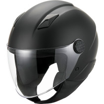 Casque Jet VITO Uno Noir Mat