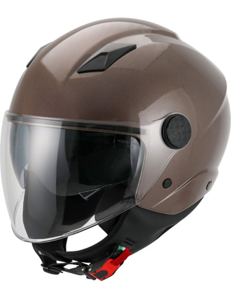 Casque Jet VITO Sarenta Bronze (double écran)