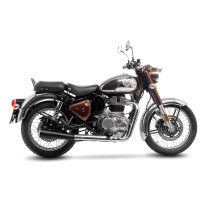 Silencieux LEOVINCE CLASSIC RACER ROYAL ENFIELD CLASSIC 350/METEOR 350 2021 - 2023 Inox Noir