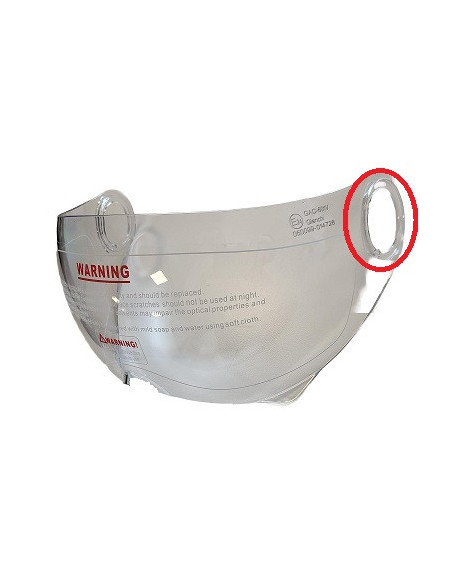 Écran / visière de casque VITO Loreto - Transparent (ECE.06)