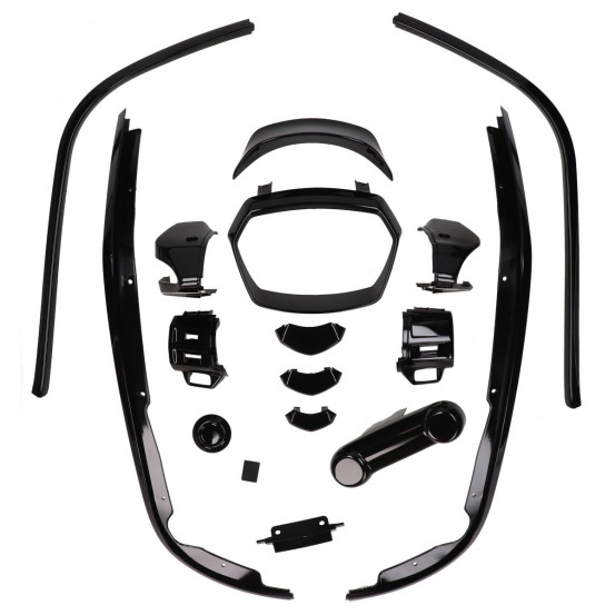 Kit de bordures Vespa Sprint 2018-2024 Noir brillant