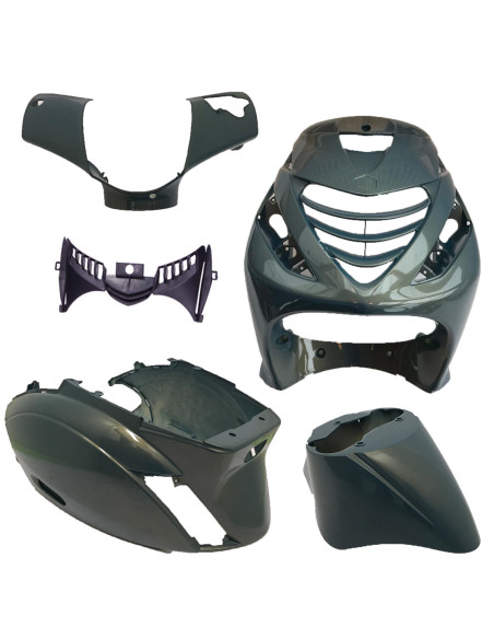 Kit carénages scooter Piaggio 50 Zip SP Bleu / Gris