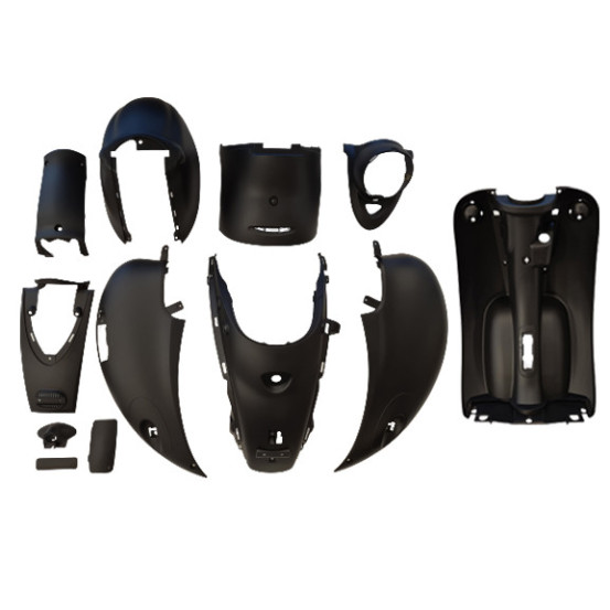 Kit carénages scooter New Flash Noir Mat