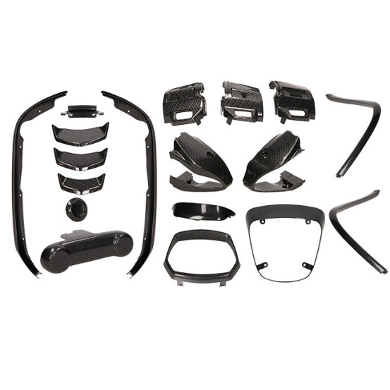 Kit de bordures Vespa Sprint 2018-2024 Carbone