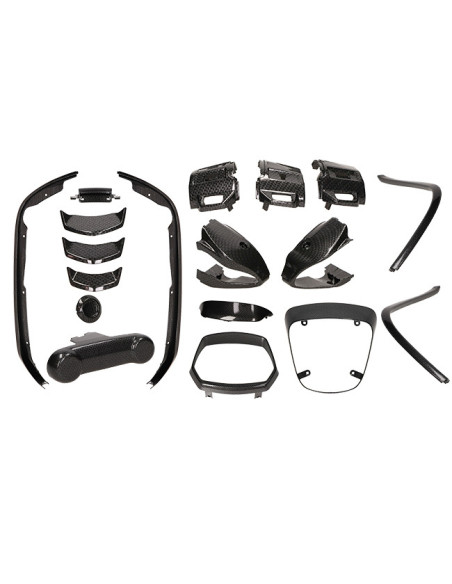 Kit de bordures Vespa Sprint 2018-2024 Carbone