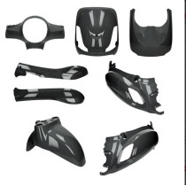 Kit carénages scooter Sym Fiddle II Gris Anthracite