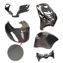 Kit carénages scooter Piaggio 50 Zip SP Noir Psychedelic