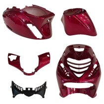 Kit carénages scooter Piaggio 50 Zip SP Rouge Candy