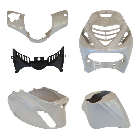 Kit carénages scooter Piaggio 50 Zip SP Blanc Nacré