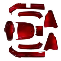 Kit carénages scooter Segway E-Series Rouge Candy