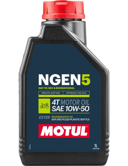 MOTUL NGEN 5 - 10W-50 - 1 litre - Huile moteur 4T nouvelle génération