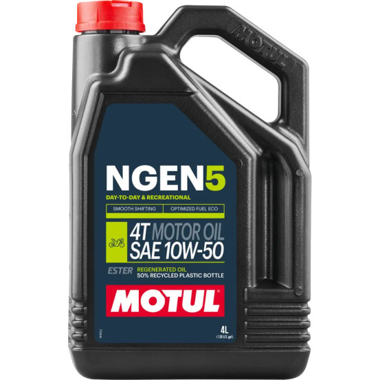 MOTUL NGEN 5 - 10W-50 - 4 litres - Huile moteur 4T nouvelle génération