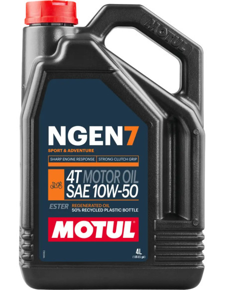MOTUL NGEN 7 - 10W-50 - 4 litres - Huile moteur 4T nouvelle génération
