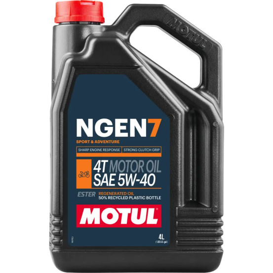 MOTUL NGEN 7 - 5W-40 - 4 litres - Huile moteur 4T nouvelle génération