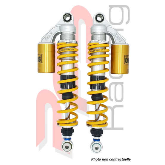 Paire d'amortisseurs ÖHLINS S36PR1L ROYAL ENFIELD Interceptor 650 - Continental GT 650 2018 - 2021 - Jaune