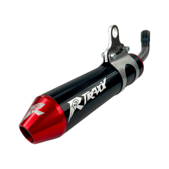 Silencieux RTRAXX MX3D Noir/Rouge KTM 125 SX 2023 - 2024 Husqvarna 125 TC 2023 - 2024