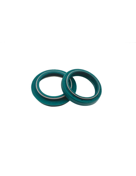 Joint spi de fourche + cache poussière SKF verts - Fourche SHOWA 39mm (ensemble pour un tube)