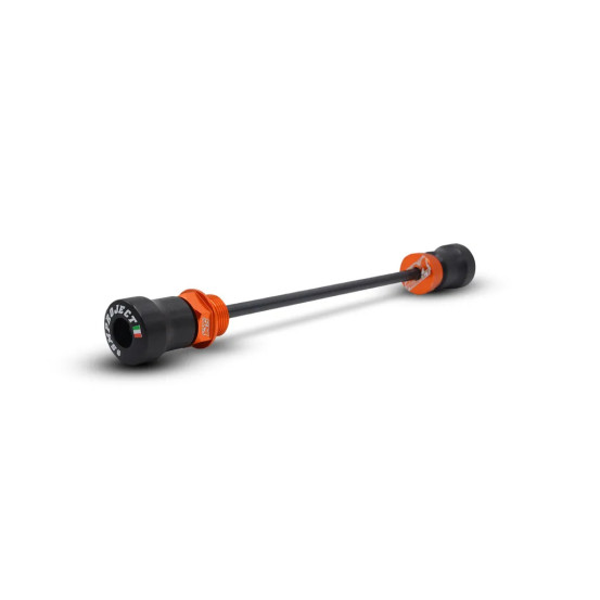 Kit tampons de protection d'axe de roue avant oranges SM PROJECT - KTM 690 SMC 2008- / HUSQVARNA 701 2016-