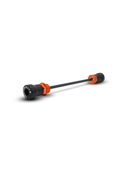 Kit tampons de protection d'axe de roue avant oranges SM PROJECT - KTM 690 SMC 2008- / HUSQVARNA 701 2016-