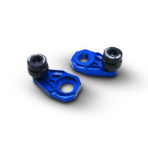 Tendeurs de chaine EVO bleus avec protections SM PROJECT - GAS GAS / HUSQVARNA / KTM