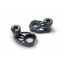 Tendeurs de chaine noirs avec protections SM PROJECT - GAS GAS / HUSQVARNA / KTM