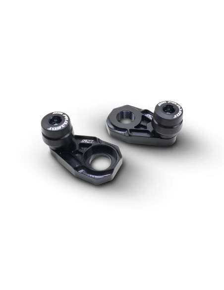 Tendeurs de chaine EVO noirs avec protections SM PROJECT - GAS GAS / HUSQVARNA / KTM