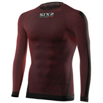 Maillot technique SIXS TS2 manches longues - Rouge noir