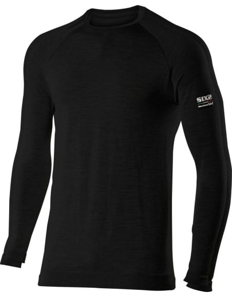 Maillot technique hiver SIXS TS2 Merinos - Noir
