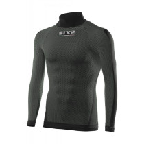 Maillot technique SIXS TS3 manches longues + col - Gris noir
