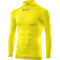 Maillot technique SIXS TS3 manches longues + col - Jaune fluo