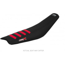 Housse de selle CrossX UGS WAVE Gas Gas EC EC-F 2018-2020 Noir-Rouge