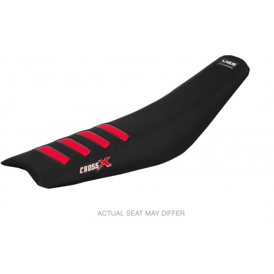 Housse de selle CrossX UGS WAVE Gas Gas 85 MC 2021 Noir-Rouge
