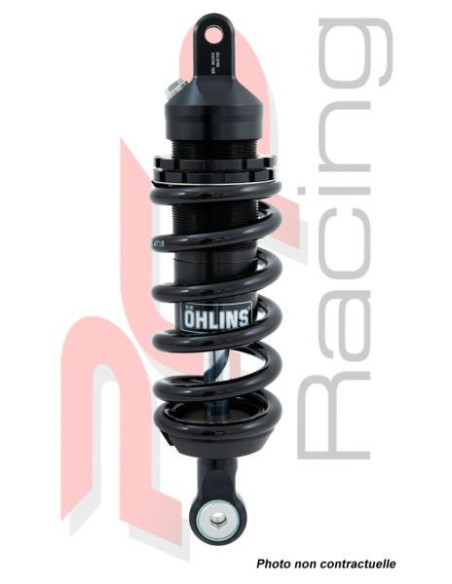 Amortisseur ÖHLINS S46DR1 Blackline YAMAHA MT 07 2014 - 2023 - Pure 2023 - XSR 2016 - 2023 - Noir